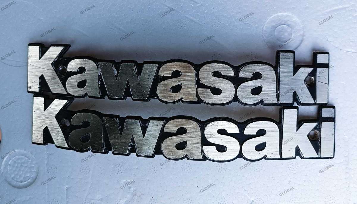 Fuel Tank Emblem Kawasaki Set of two