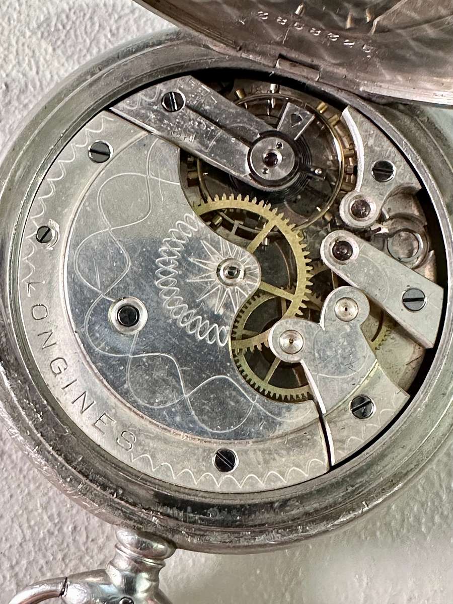 1920 Antique Lingines EF Co. Pocket Watch