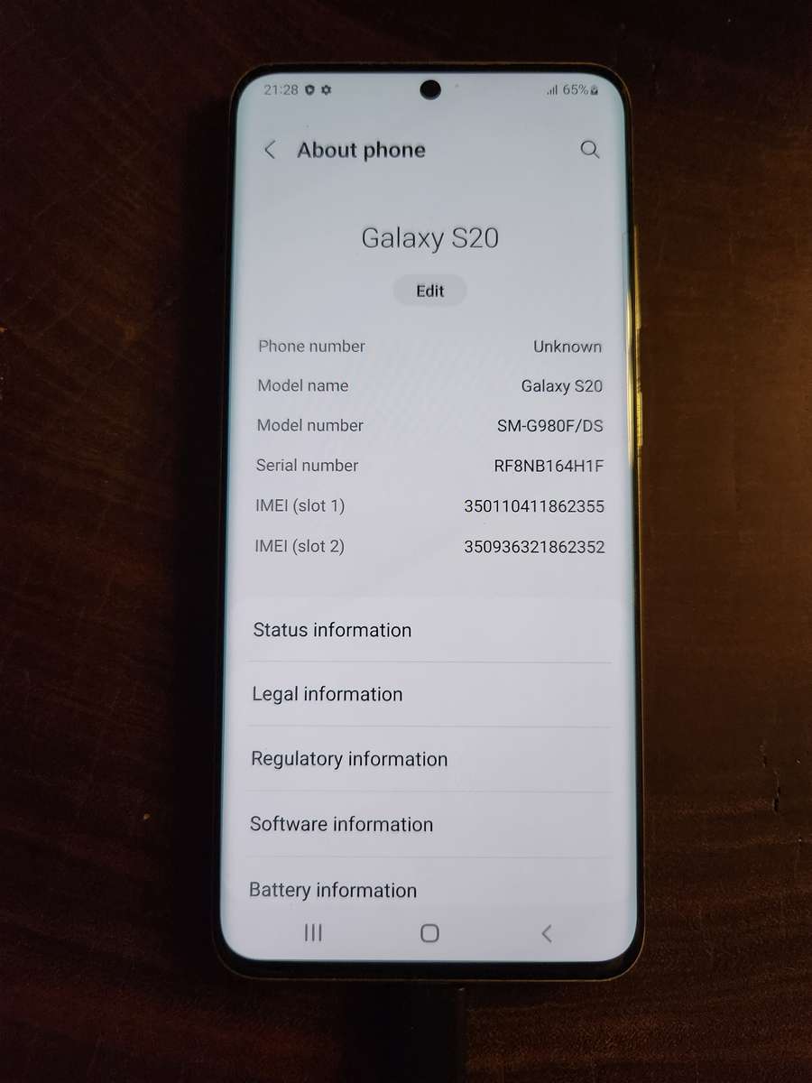 Samsung Galaxy S20 128GB