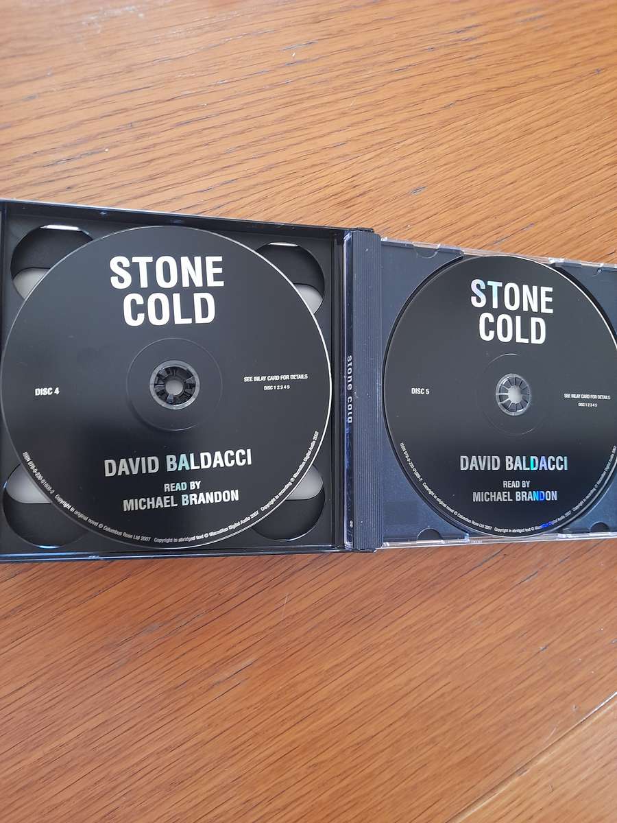 Audio CD set (5 CD`s) Stone Cold by David Baldacci (The Camel Club)