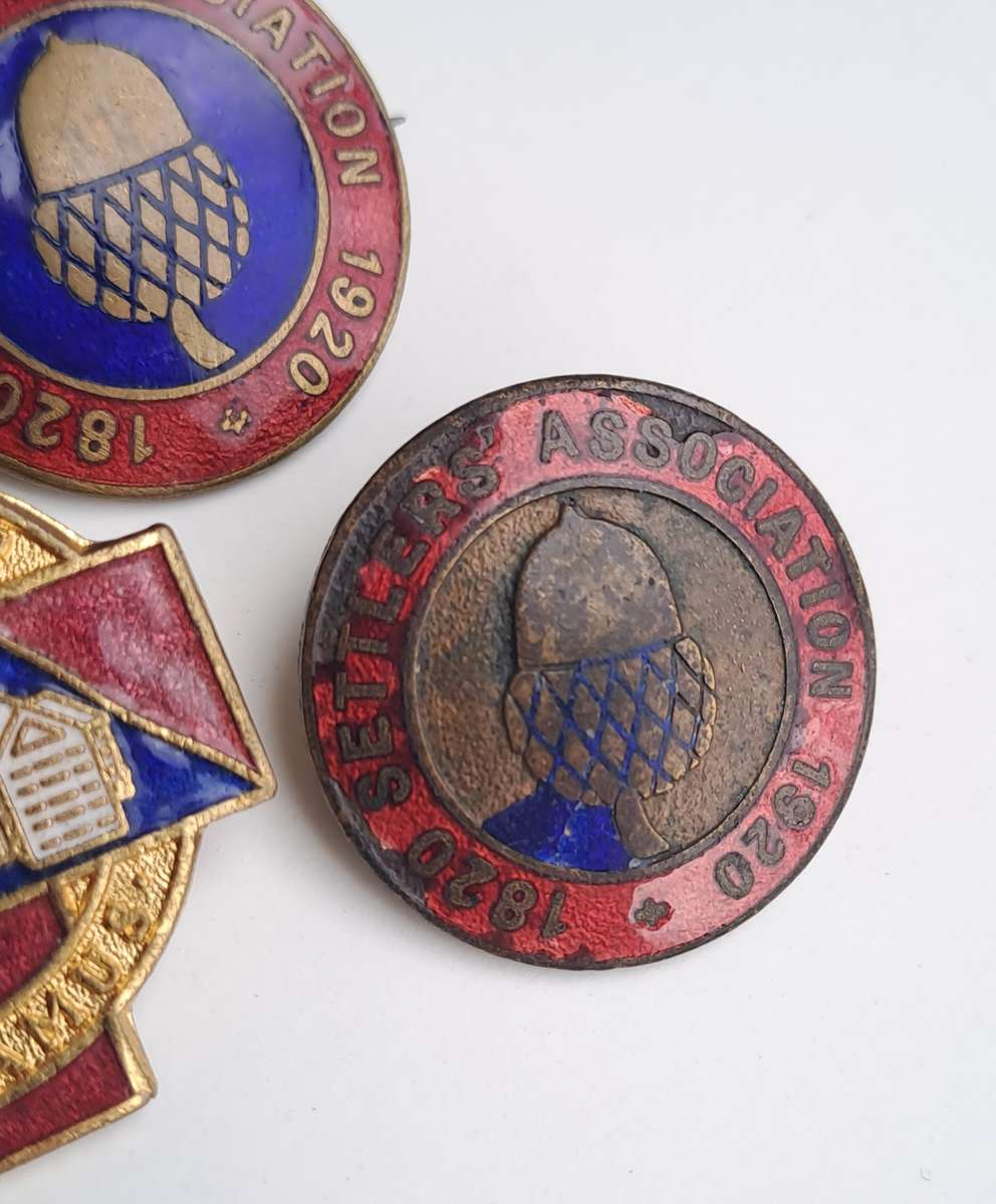 South African historical pin badges (job lot of 8 rare badges)