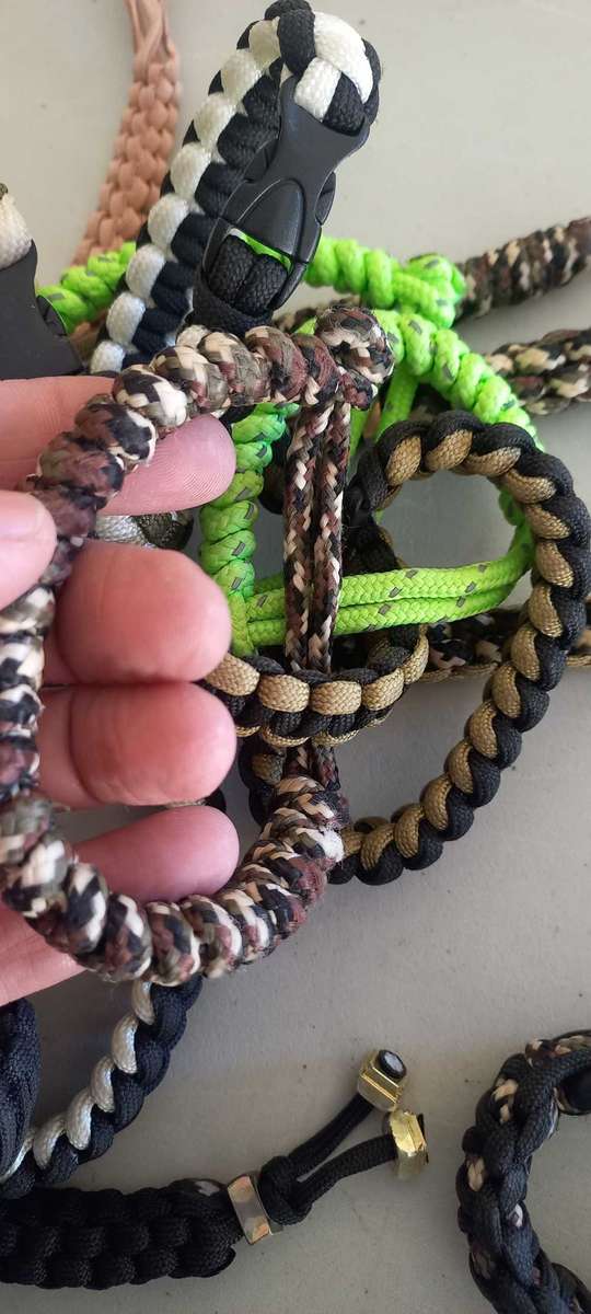 Paracord bracelets + Keyrings
