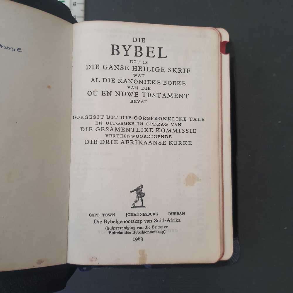 Die Bybel 1963 (23) in good condition book