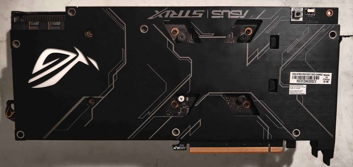 Asus Strix RX5700XT graphics card