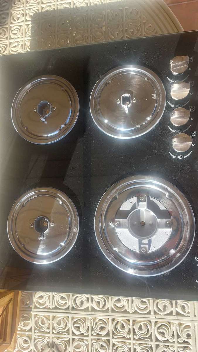 Aruif Built-In Tempered Glass Countertop 4 Burner Gas Hob 600mmx510mm