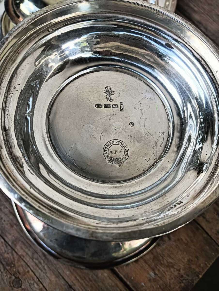 Vintage South African Railways EPNS cater ware