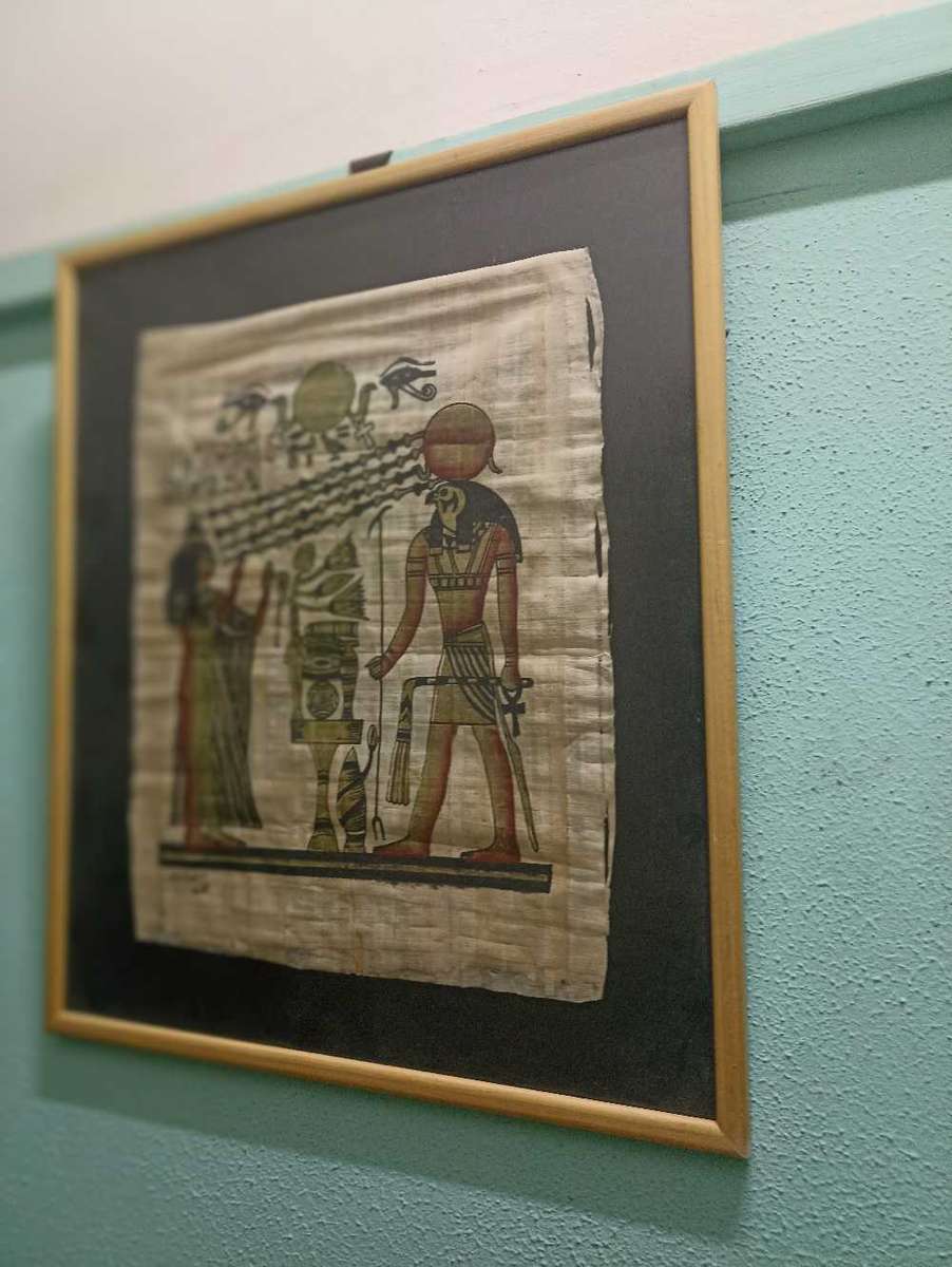 Original papyrus Egyptian picture