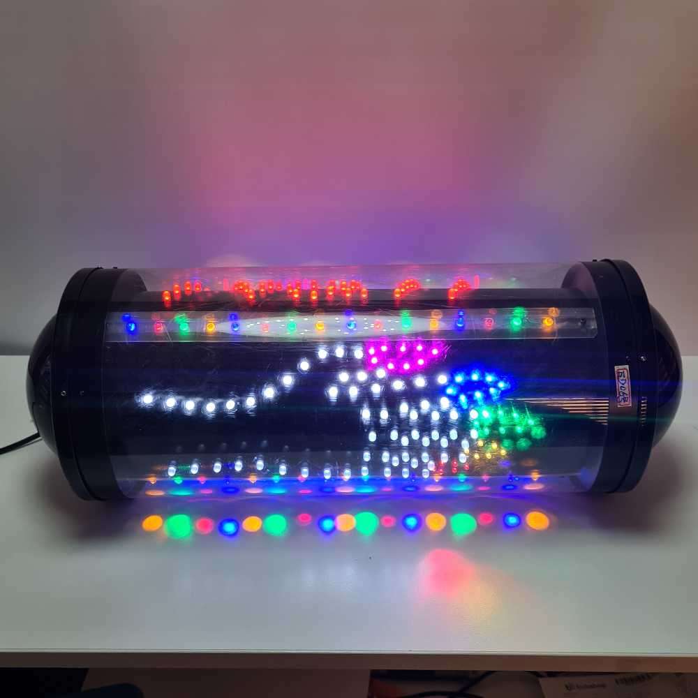 Big spinning LED  open sign