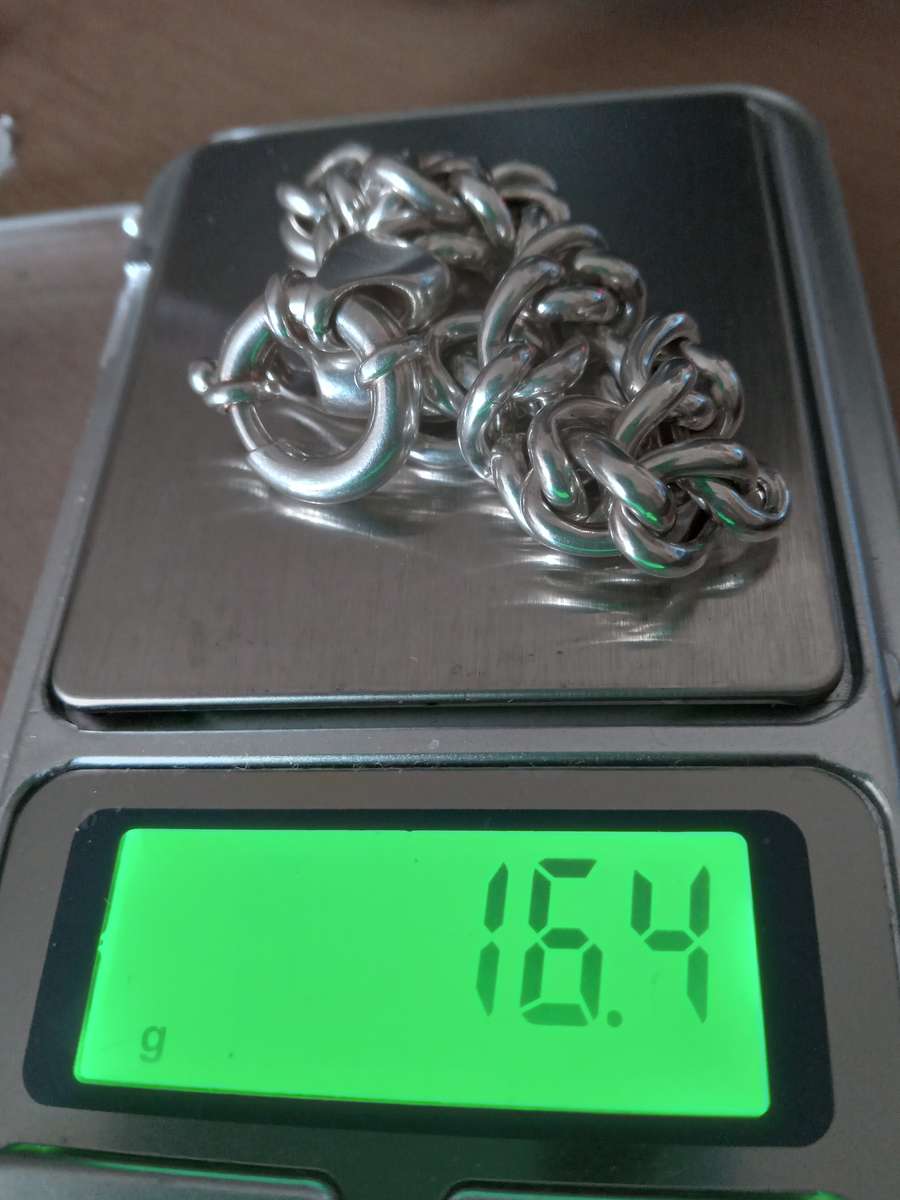 Sterling Silver Curb Link Bracelet With Signoretti Clasp