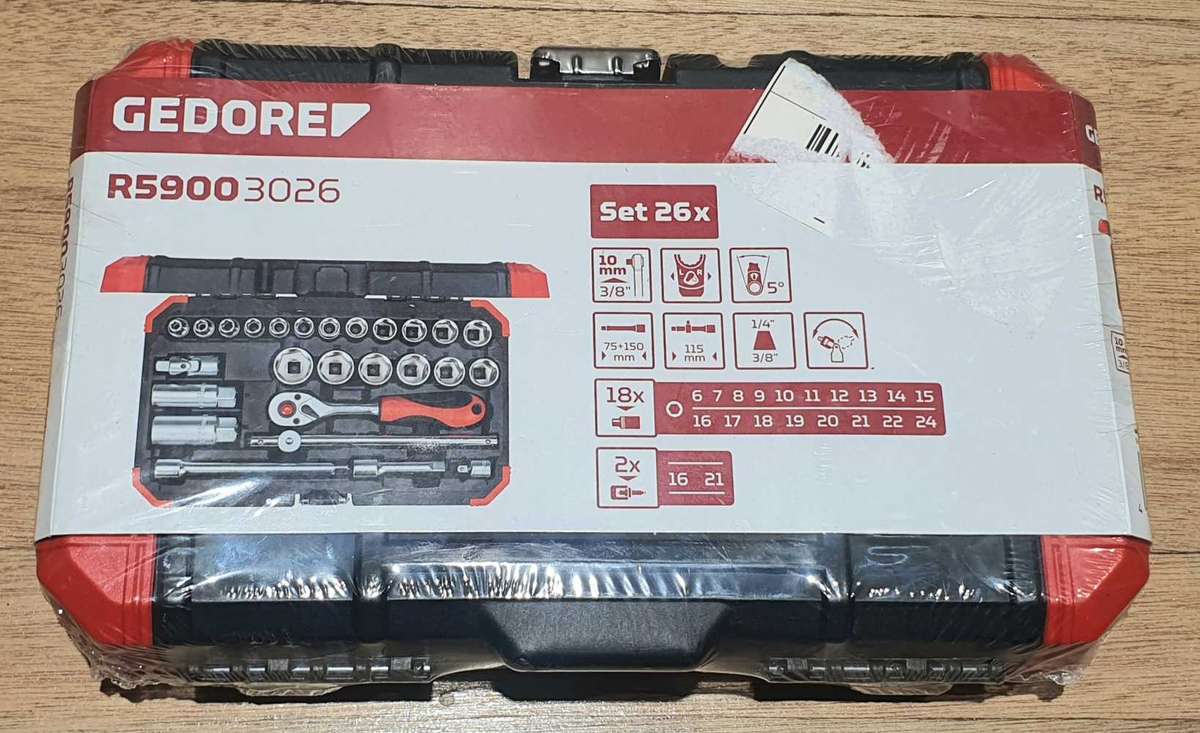 Gedore 3/8 drive 26pce socket set