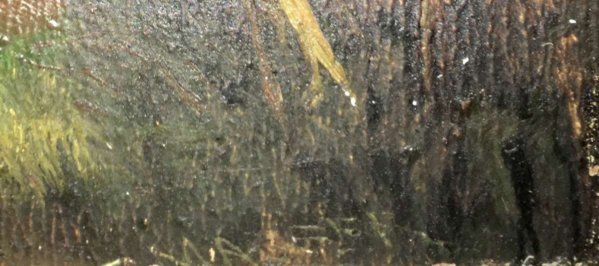 Charles Masser (SA) Cape Dutch House in landscape