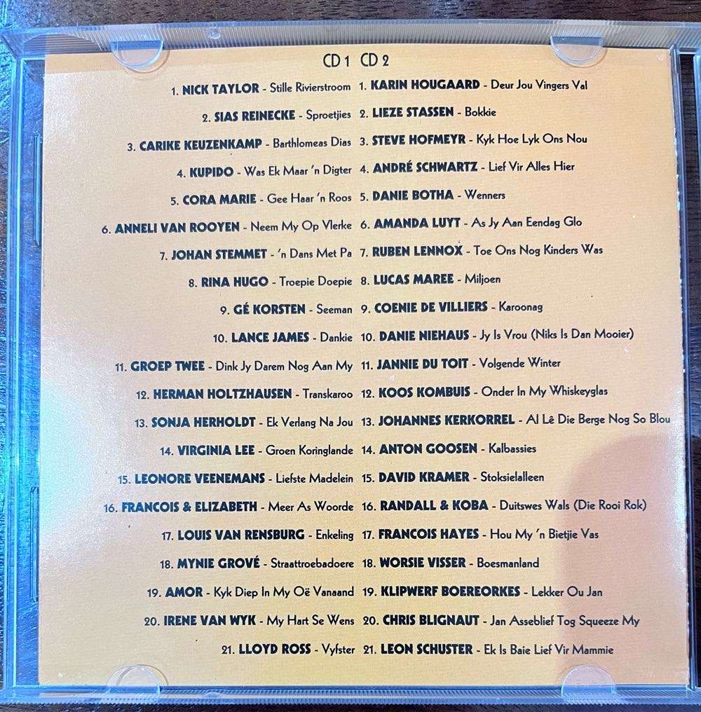 Die Beste Afrikaanse Album in die Wêreld  ooit - dubbel CD (CDBEST (WDB) 16)