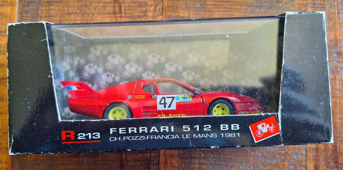 Set of 5 Brumm Le Mans Ferrari 512 Car Models