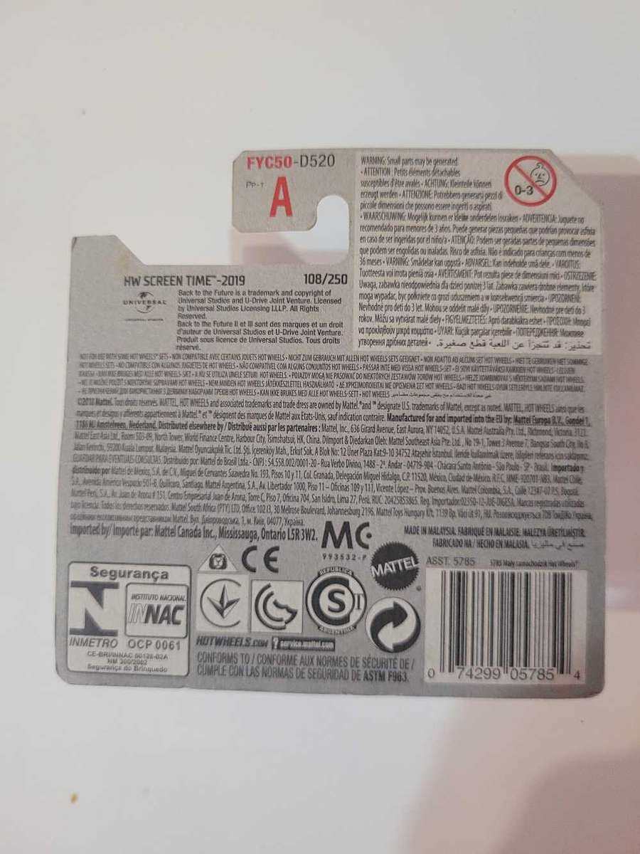 Hotwheels Back To The Future Time Machine - Hover Mode