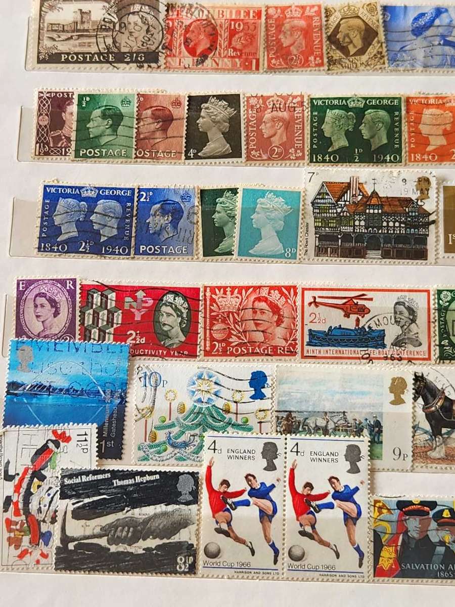 GB - HUGE Value selection in lovely A5 SunSun Stock book - 1 Stamp will pay for all this Treasure