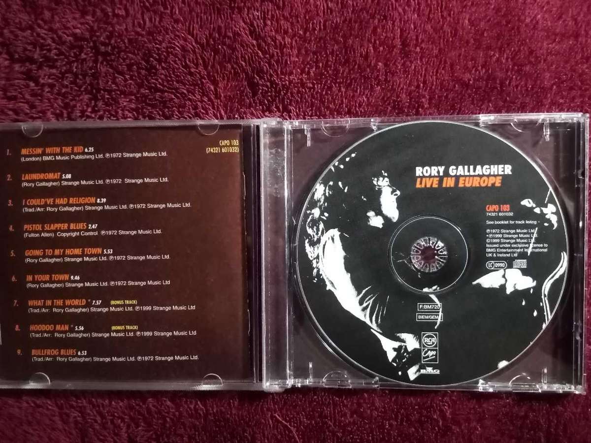 RORY GALLAGHER - LIVE IN EUROPE