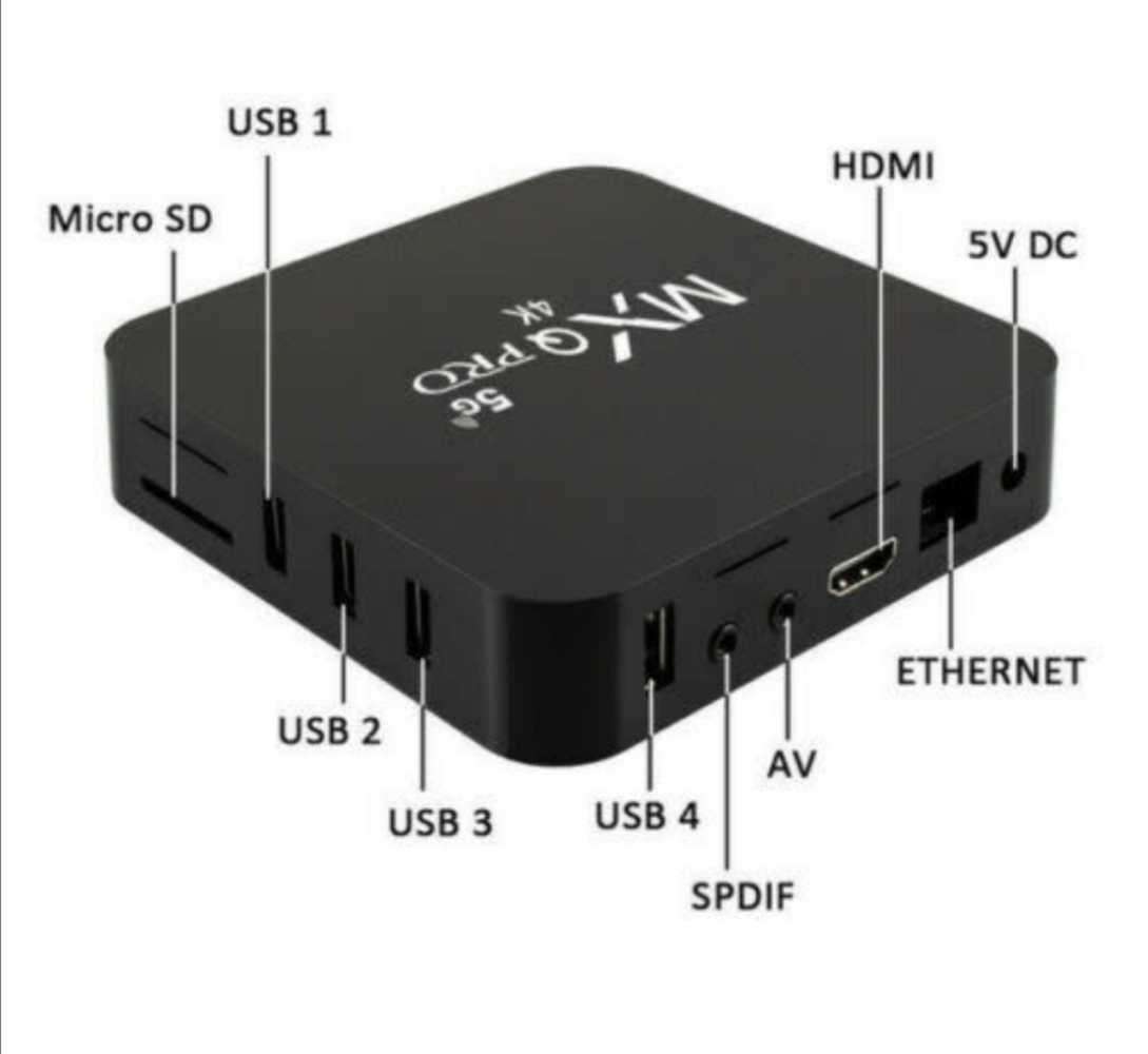 MXQ Pro TV Box Android 12.0 4K (Disney, Netflix, ETC)