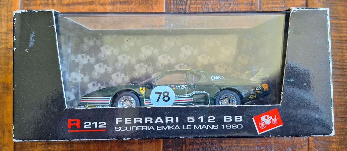 Set of 5 Brumm Le Mans Ferrari 512 Car Models