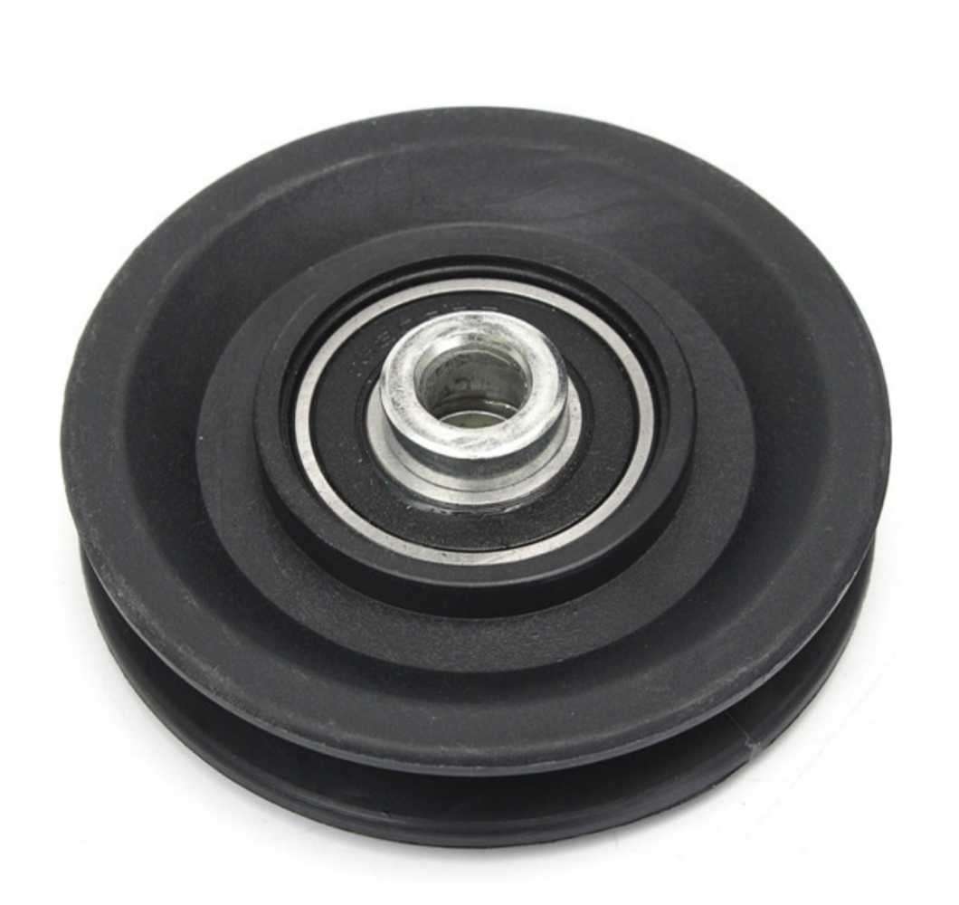 PLASTIC Nylon GYM PULLEY 90mm  Bearing Wheel 3.5" Cable Gym Fitness Equipment Part