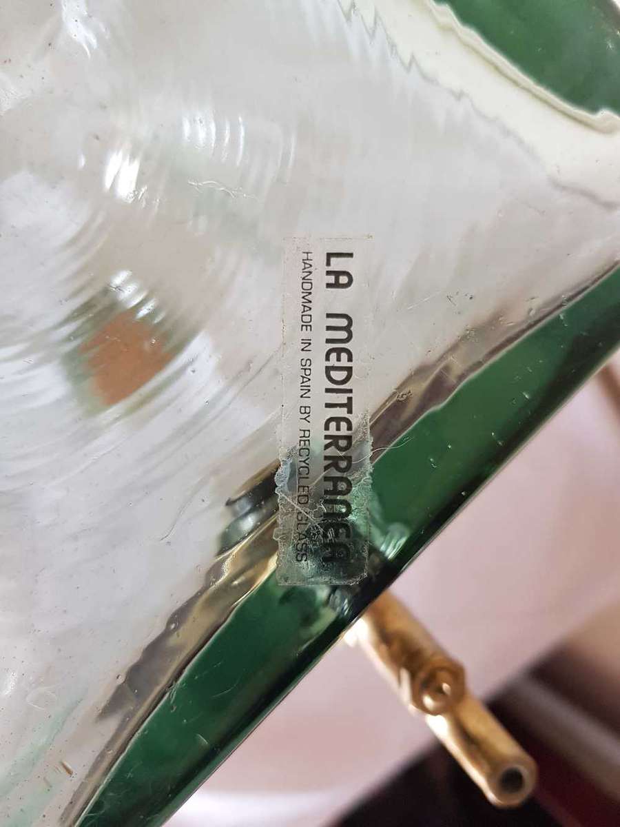 La Mediterranea glass decanter with tap made in Spain