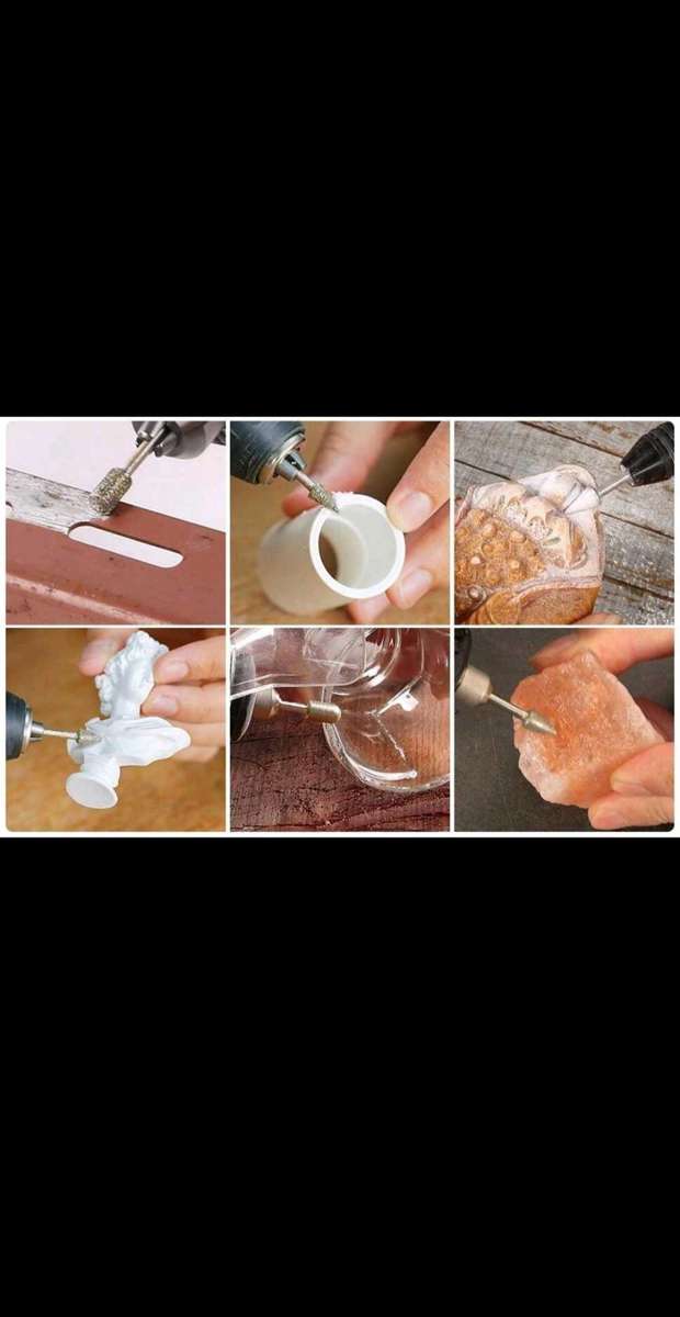 20pc Rhinestone Grinding burr diamond tip