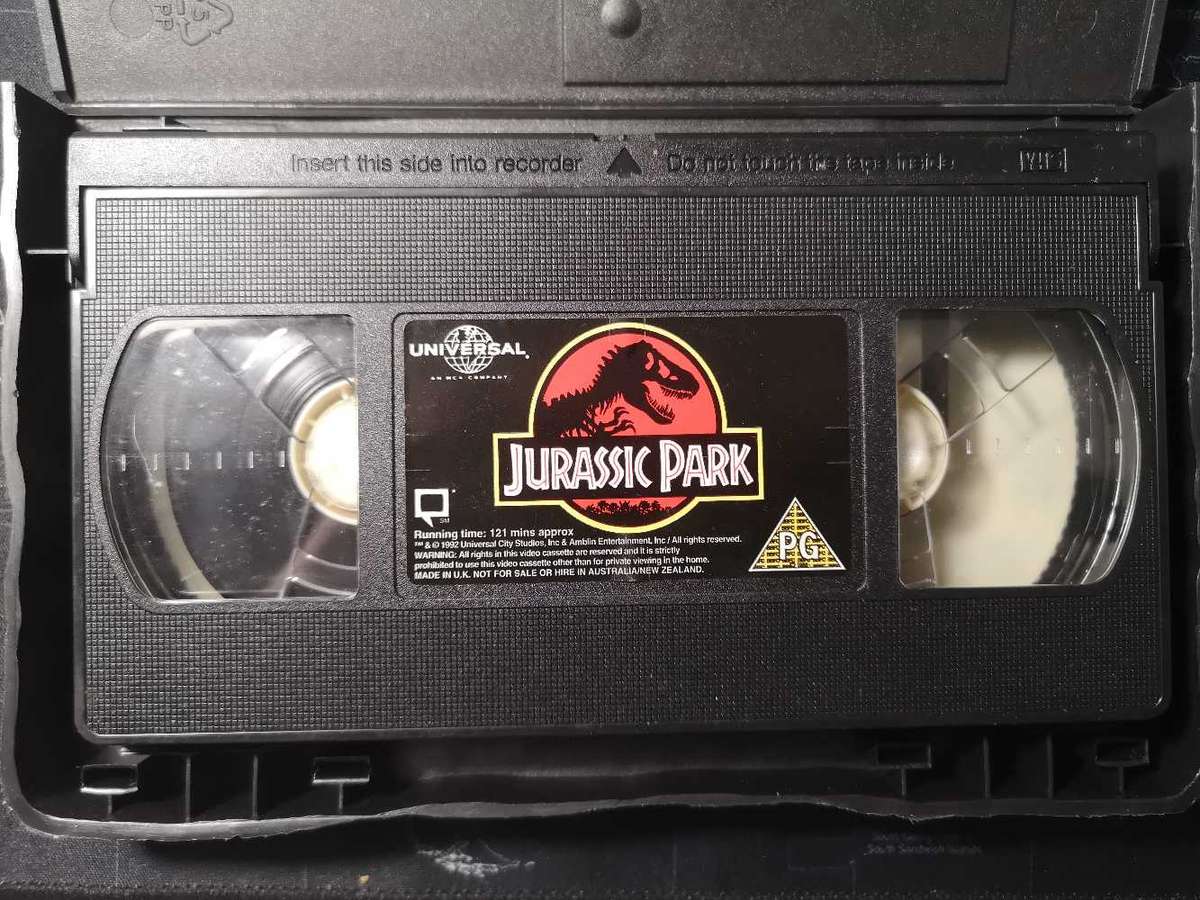 Rare Jurassic Park VHS Video Tape