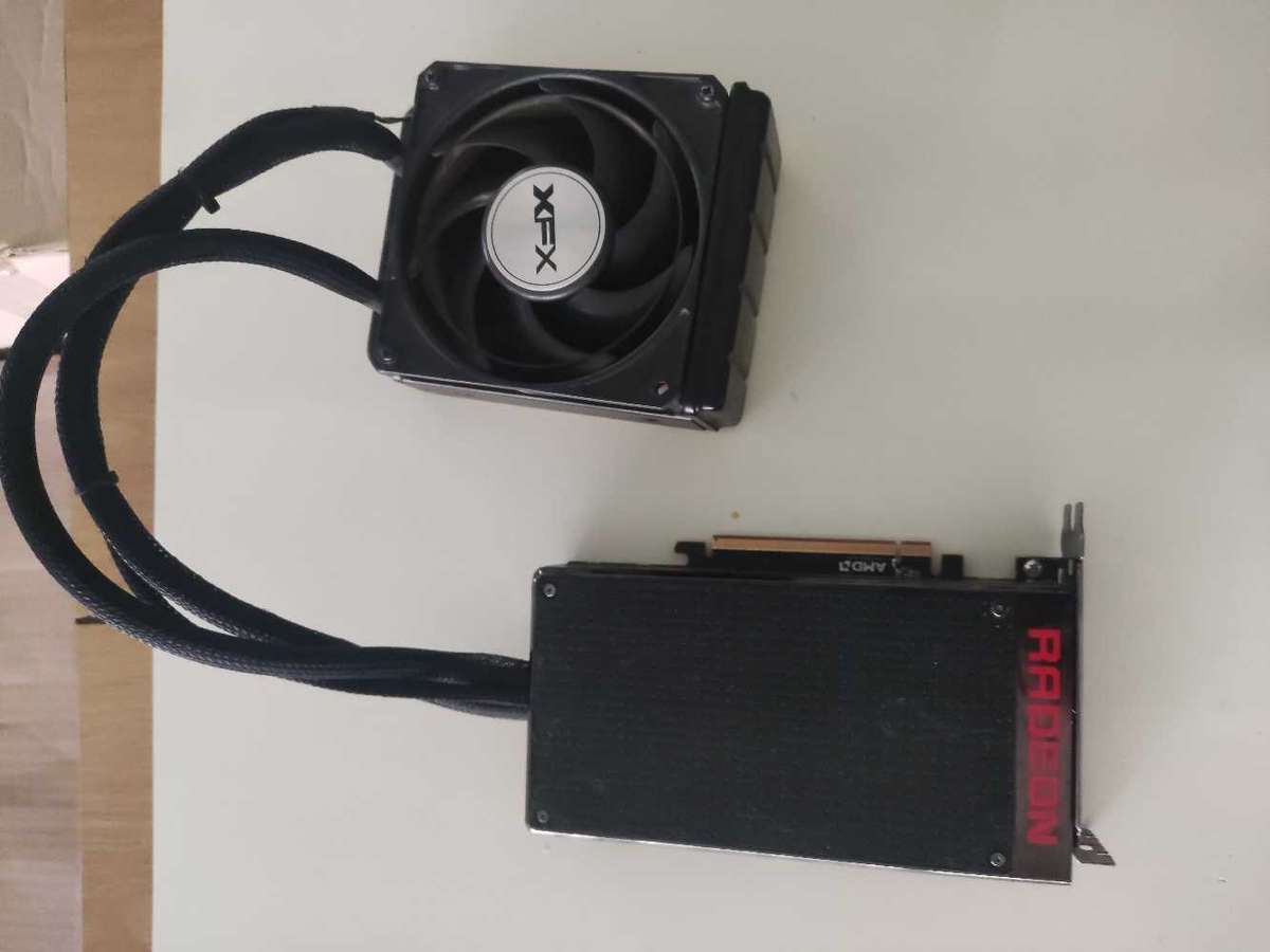 XFX AMD R9 Fury X 4GB HBM Graphics card**HDMI**Watercooled**Has air in AIO