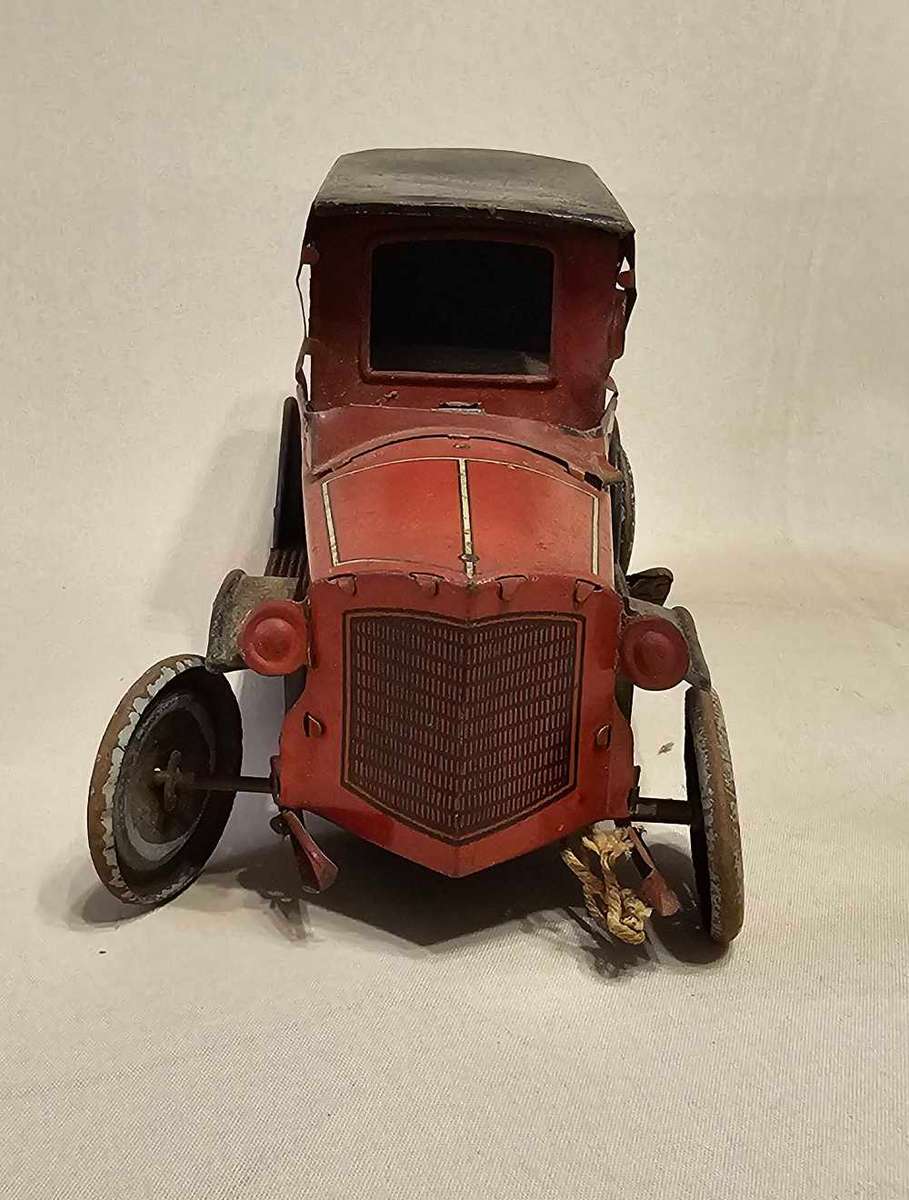 Vintage TIN PLATE Toy Car 1900's - VERY OLD