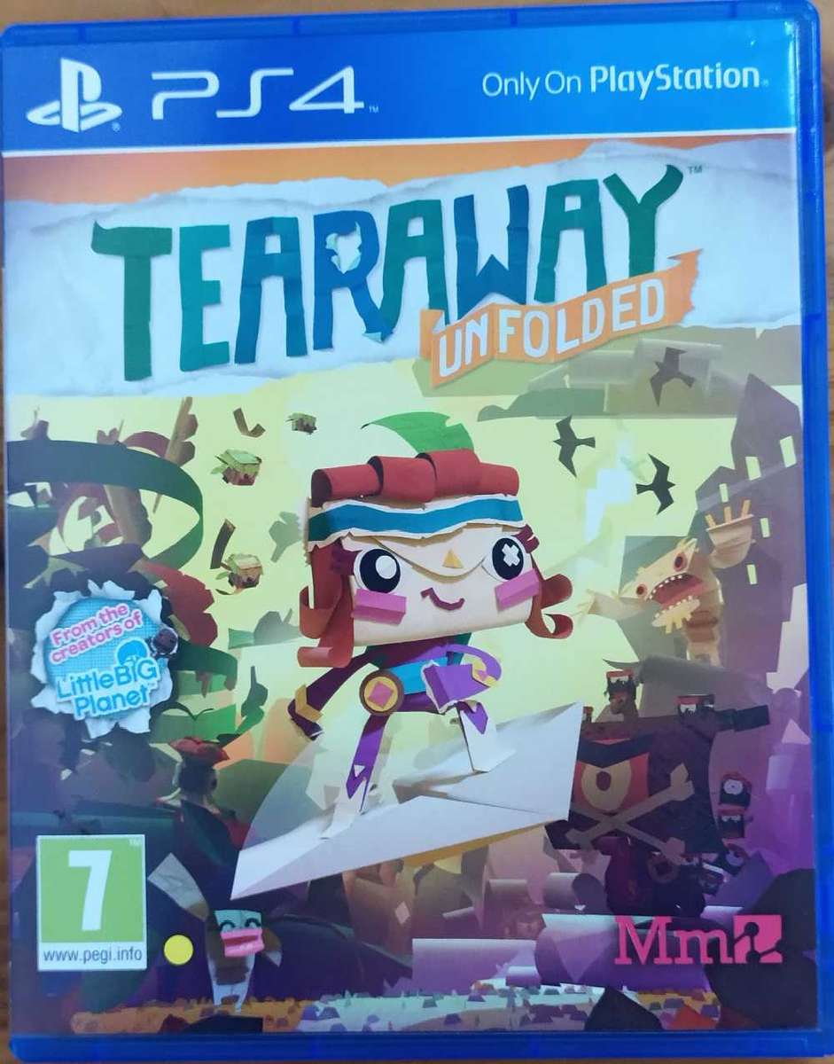 TearAway Unfolded for PS4 (CIB)