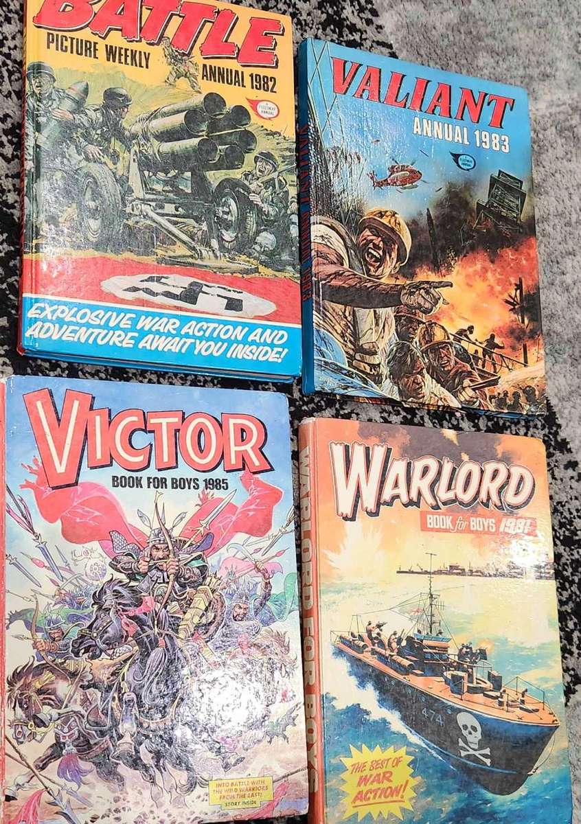 Vintage annuals (for boys) 1980s original **throwback from wayback