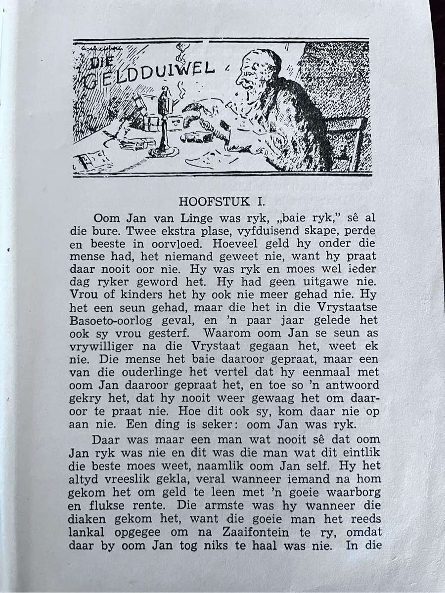 Sewe duiwels en wat hulle gedoen het - deur Oom Jan (1936)