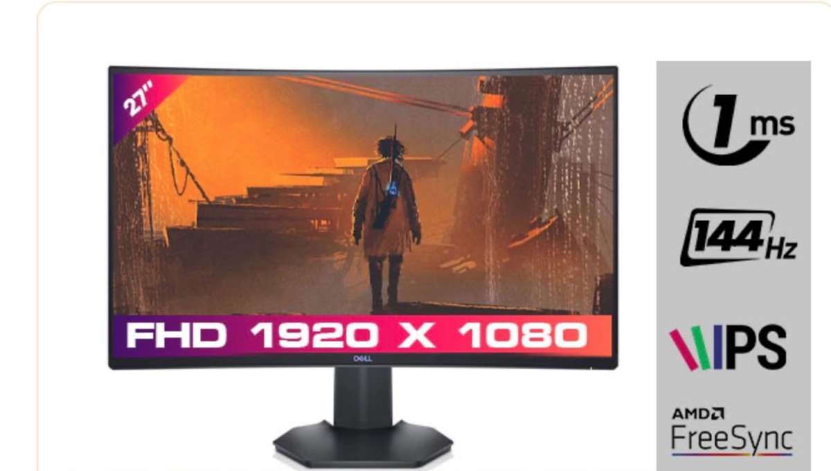 DELL 27 CURVED GAMING MONITOR