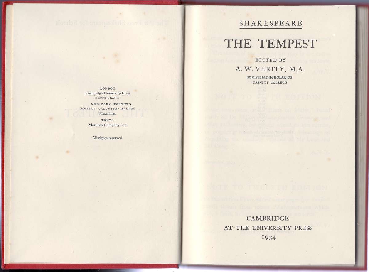 Shakespeare Book Collection 1887-1962