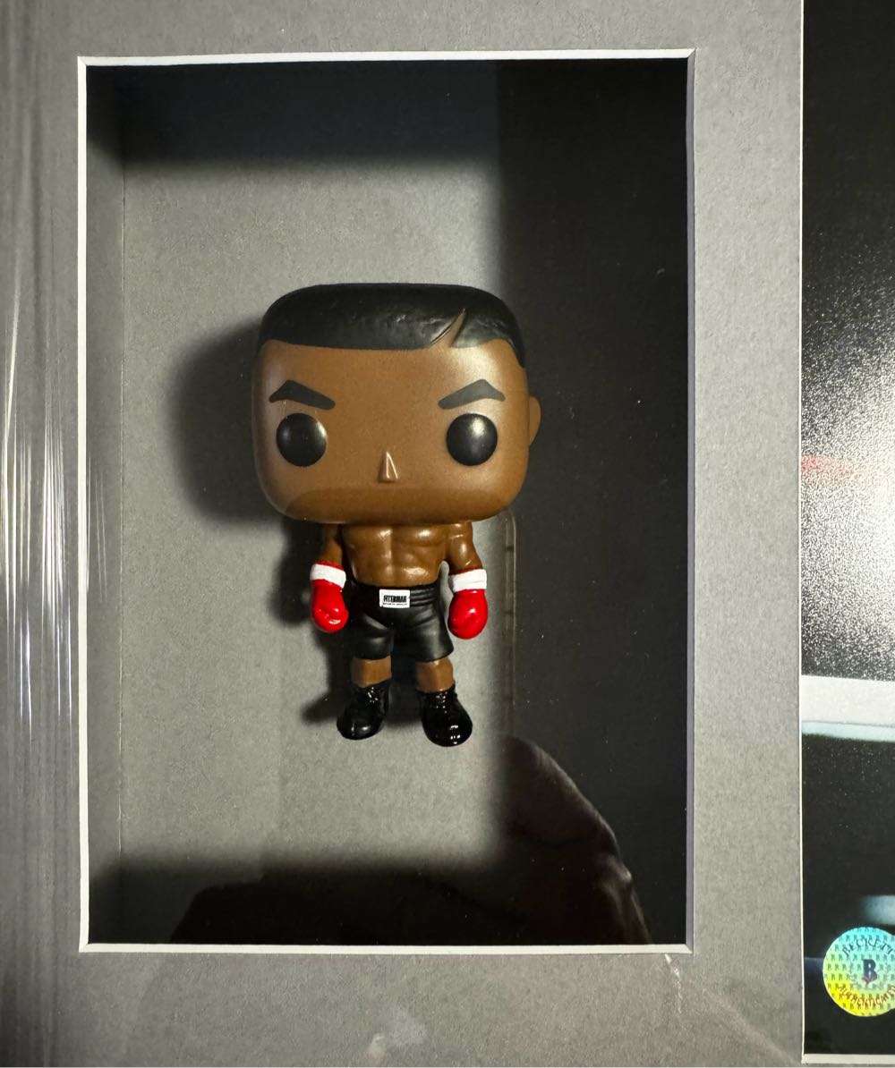 Boxing Frame Signed By Mike Tyson