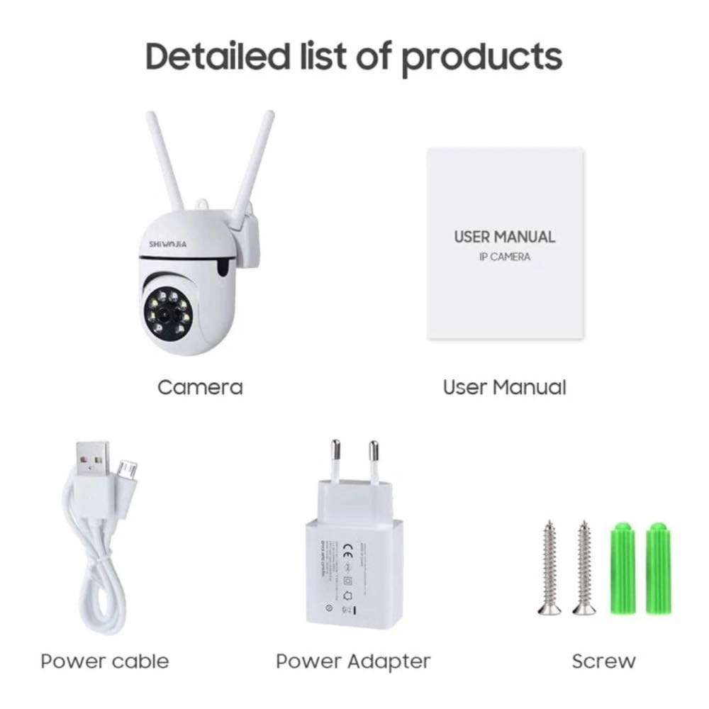 4MP WiFi Wireless PTZ Security Camera