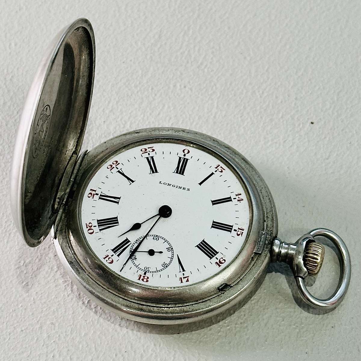 1920 Antique Lingines EF Co. Pocket Watch