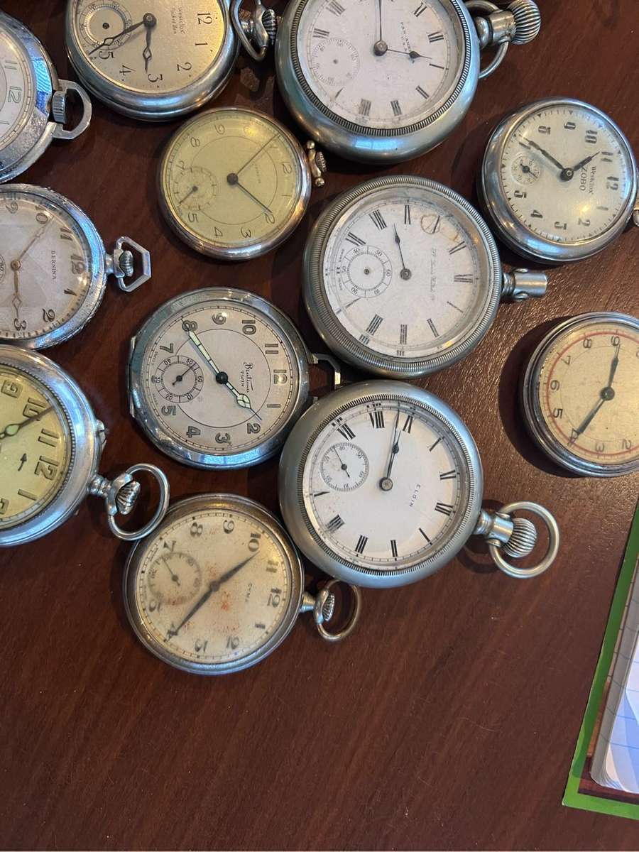 Vintage Pocket Watch Lot / Runners / non runners and spares