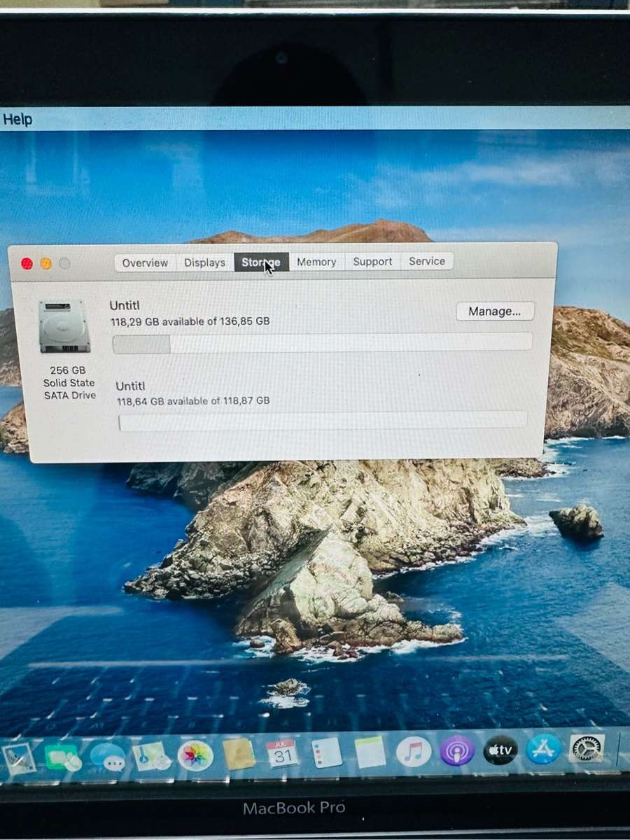 MacBook Pro 13 mid 2012 128GB/8GB no