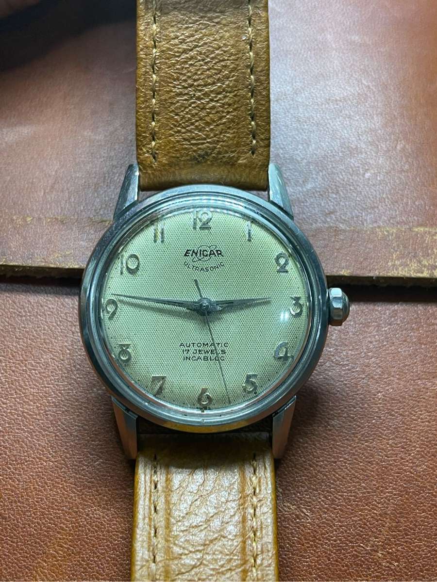 Enicar ultrasonic vintage watch