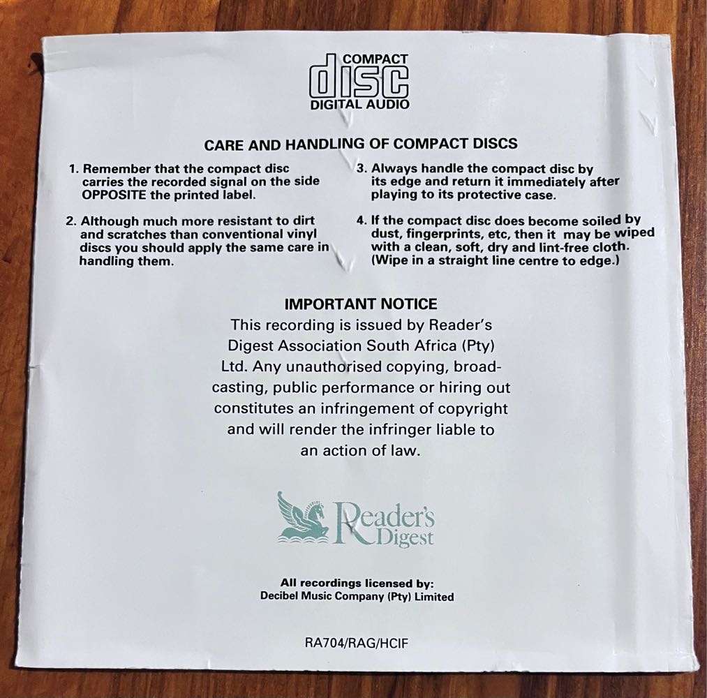 4CD set Rina Hugo & Gé Korsten (Readers Digest)