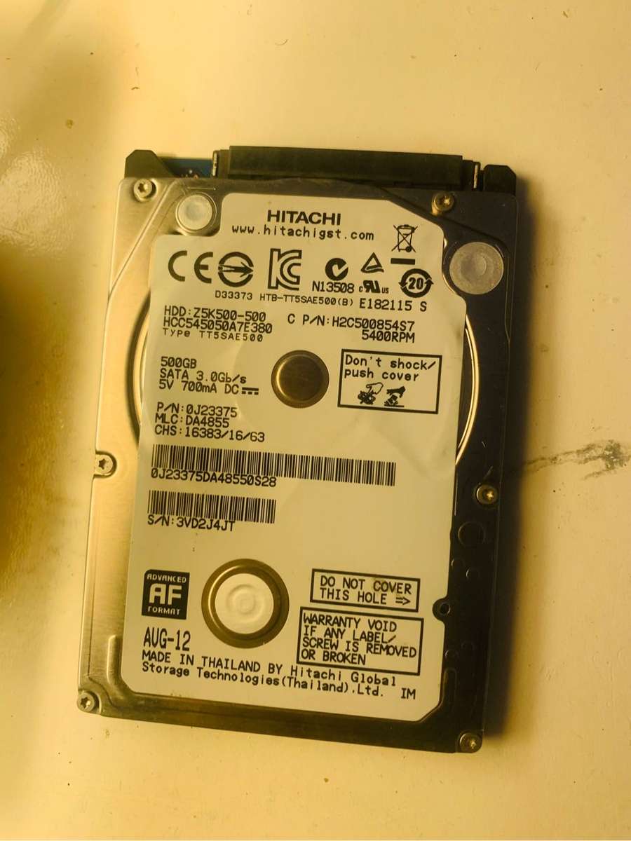 Hitachi 500gb hard drive