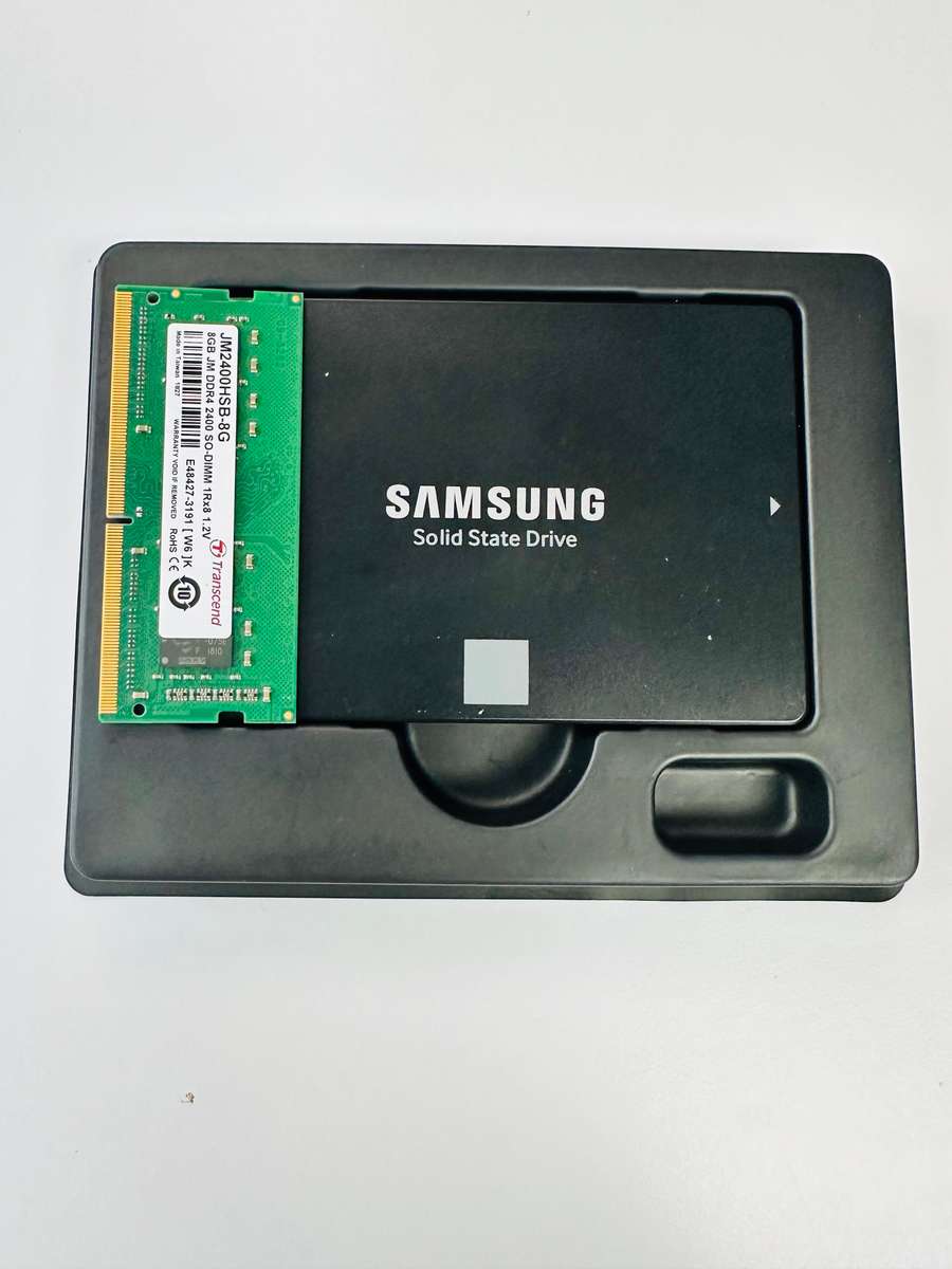 Laptop Upgrade Kit - SAMSUNG EVO 870 500GB SSD + 8GB DDR4 2400Mhz RAM