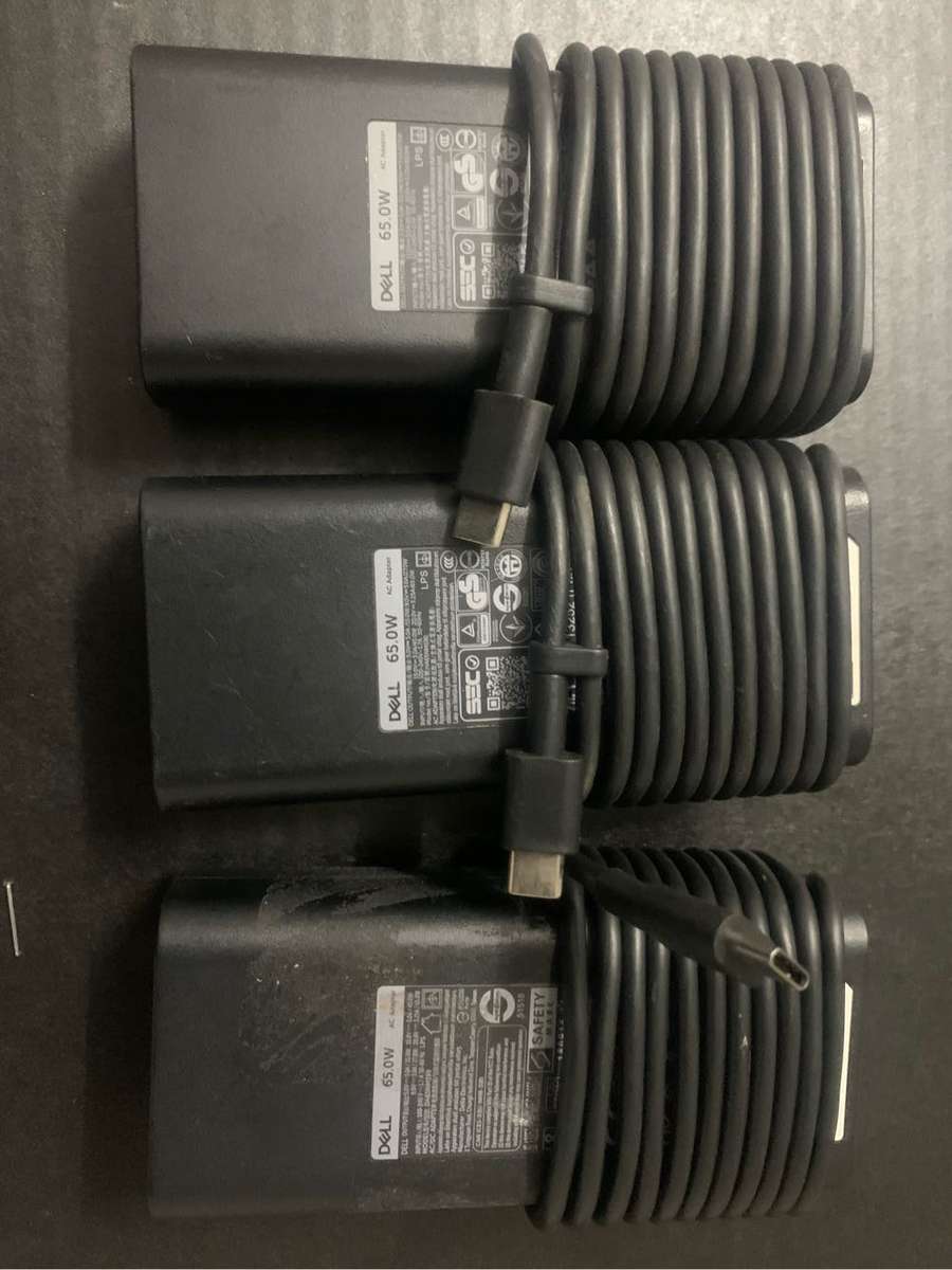 Dell 65W USB-C Type C Laptop AC Adapter Charger 20V 3.25A