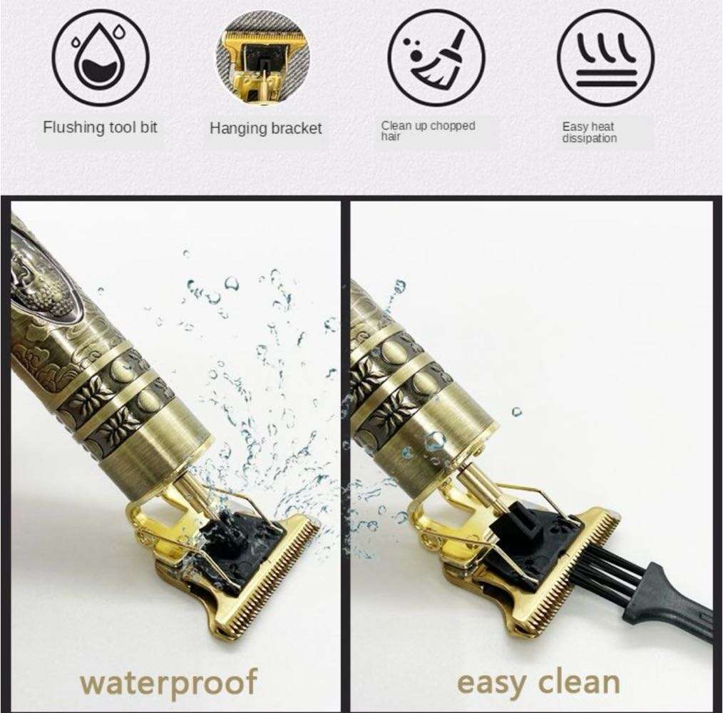 3 x Titanium-Plated Rechargeable Hair Clipper Trimmer *** READ DESCRIPTION CAREFULLY ***