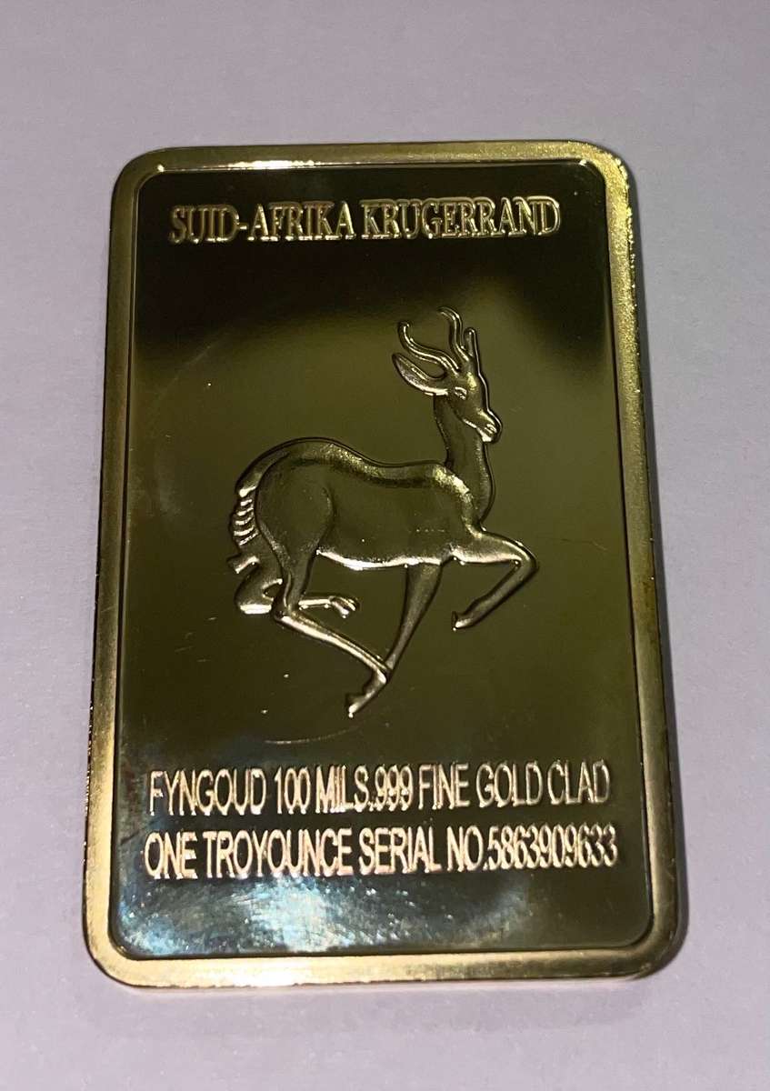 Fyngoud  100 Mils .999 Fine Gold Clad One Troyounce