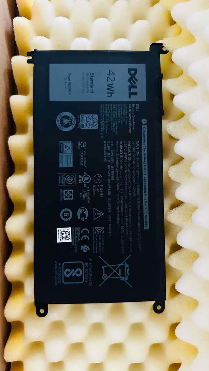 2x DELL LAPTOP BATTRIES 60Wh F3YGT & 42Wh WDX0R