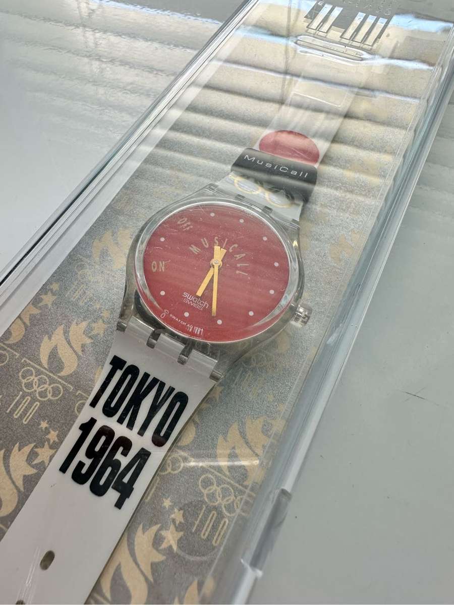 1996 ORIGINAL TOKYO 1964 SWATCH - BRAND NEW CONDITION IN CASING