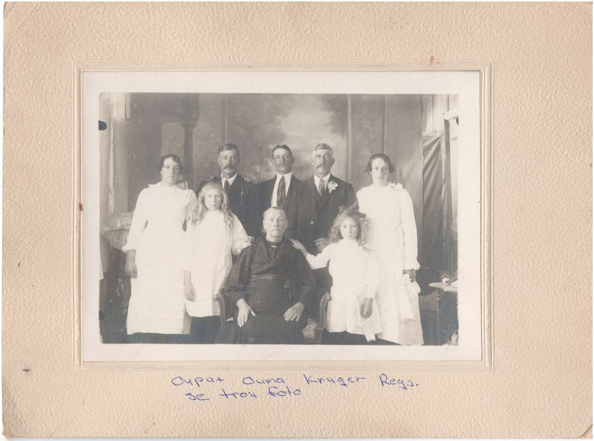 President Paul Kruger Family Member Militaria - Sersant AJ Kruger S.A. DEFENCE FORCE