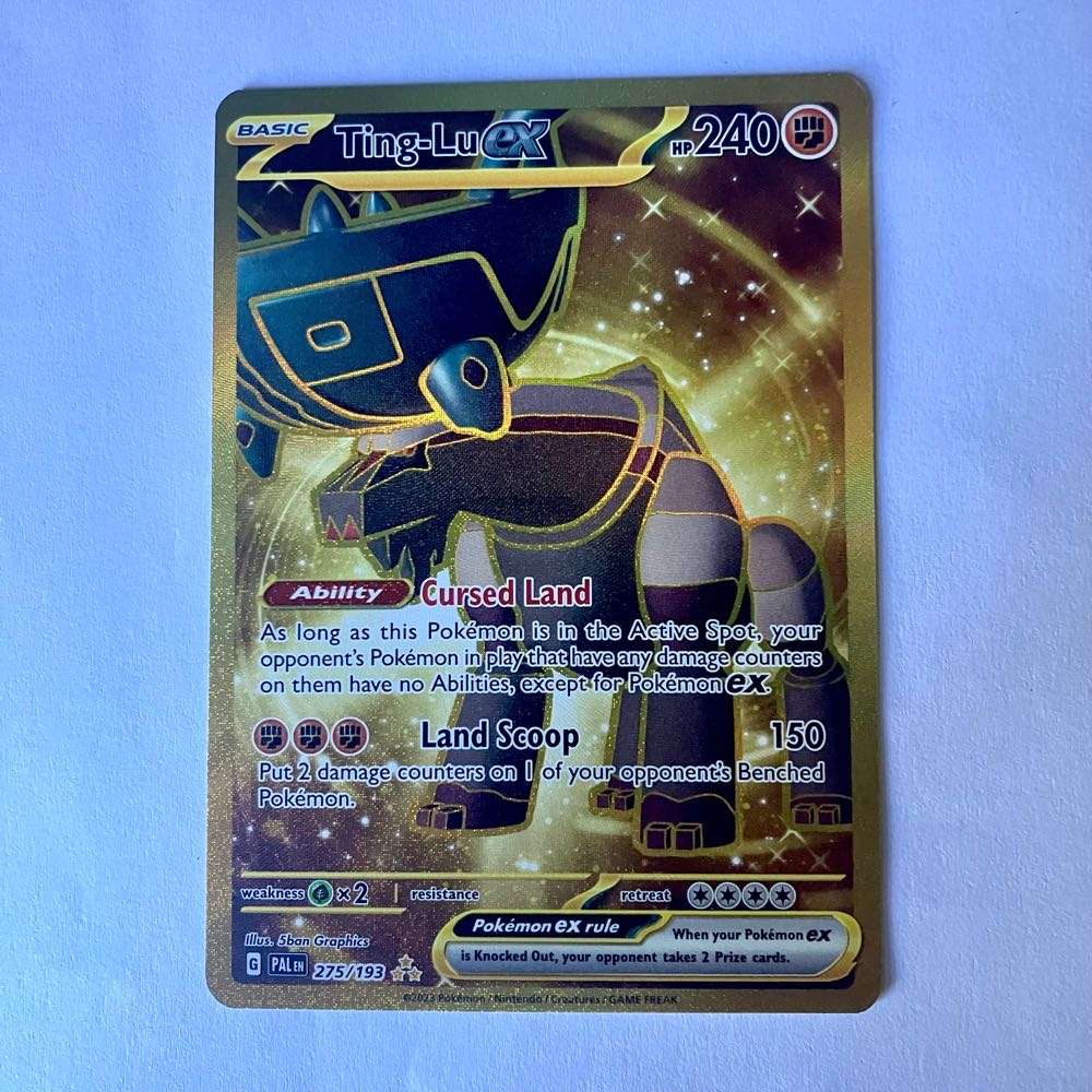 Pokemon Trading Card Game - Ting-Lu ex - 275/193 - Secret Hyper Rare