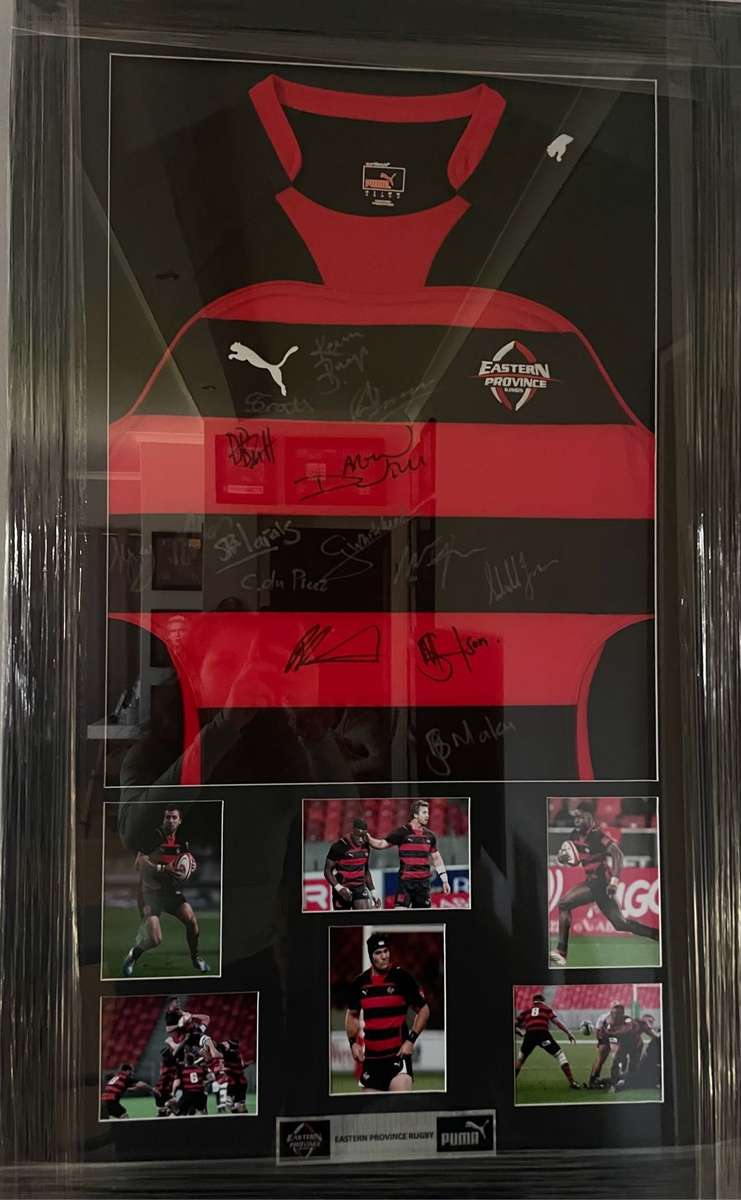 Rugby Jersey Framed and Signed Kings